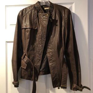 Max Studio Leather Jacket